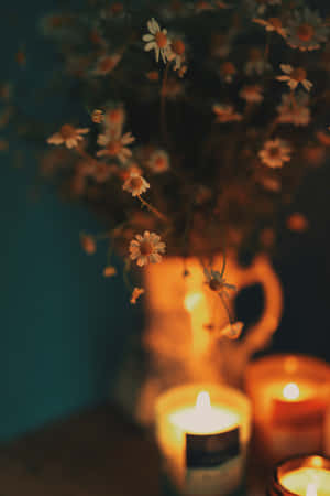Candle background — Vivo Pad Fundal
