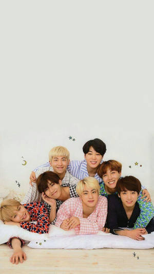 BTS Drăguț în Pijamale — Bts drăguț Fundal