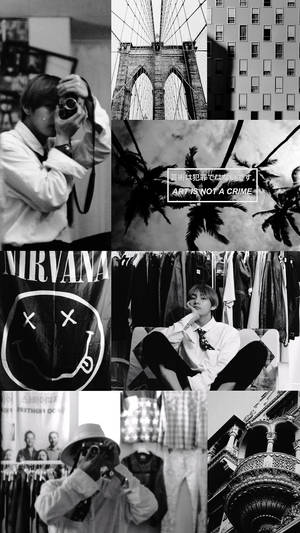 BTS Estetic BNW Kim Taehyung — Bts estetică Fundal