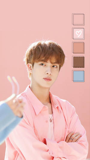 BTS Estetică Jin Charming Global — Bts estetică Fundal