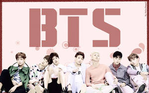 Fotografie de fundal BTS în roz — Bts grup foto GIF Fundal