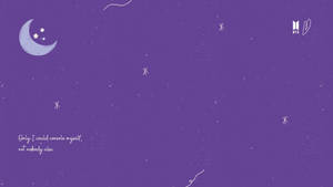 BTS Violet Aesthetic Citate — Mov violet estetic Fundal