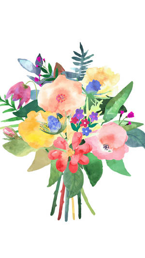 Buchet de flori floral iPhone — Floral iPhone Fundal