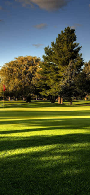 Iphone X Teren de Golf Fundal — Galaxy M56 Fundal