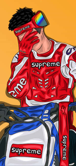 Supreme Simpson — Vivo V70 Lite Fundal