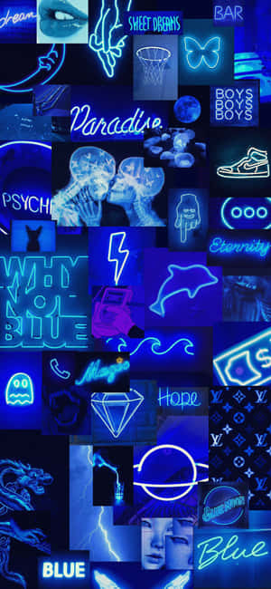 Fundal Aesthetic Blue — Samsung Galaxy S20 Fundal
