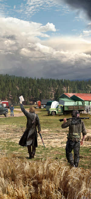Fundal iPhone Xs Far Cry 5 — Vivo T Fundal