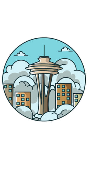 Fundal iPhone X Seattle — Simplu Fundal