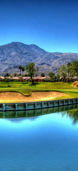 Fundal Teren Golf iPhone X — POCO M8 Fundal