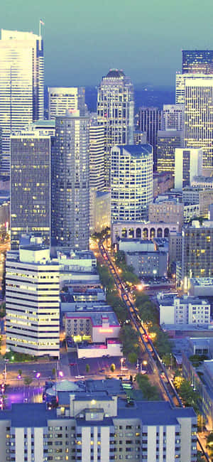 Iphone X Seattle Fundal — Amurg Fundal