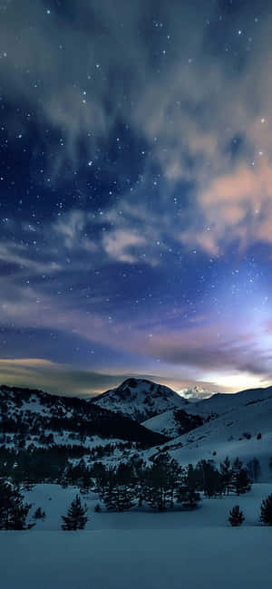 Snow Iphone — iPhone 17e Fundal