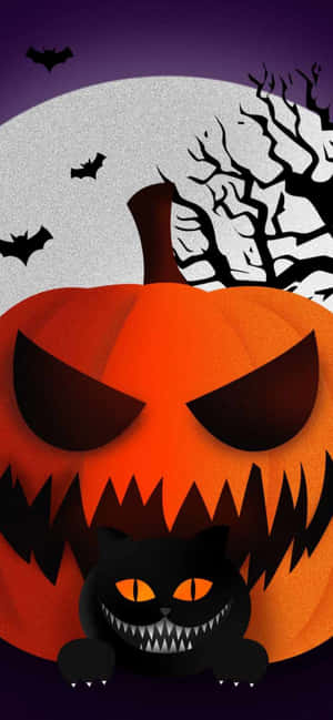 Bucură-te de minunățile înfricoșătoare de Halloween cu acest wallpaper creepy pentru iPhone! — Halloween iPhone Fundal