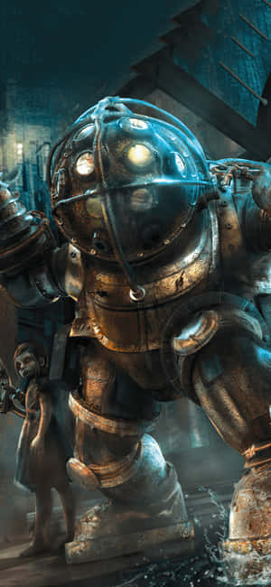 4K Bioshock iPhone — iPhone 15 Pro Max Fundal