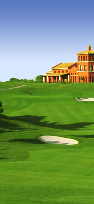 Fundal teren de golf Iphone X — POCO M8s Fundal