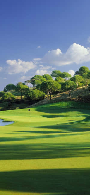 Fundal Teren Golf Iphone X — POCO M7 Plus Fundal