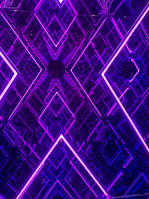 Fundal Neon Violet — iPad Pro M4 Fundal