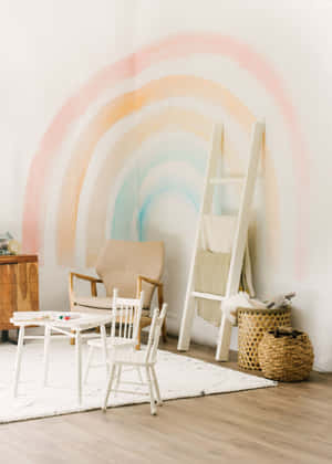 Fundal curcubeu pastelat — Pastel curcubeu Fundal