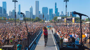 Fond de ecran Lollapalooza Chicago în timpul zilei — iMac Fundal