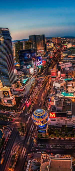 Telefon Las Vegas — Nubia Flip3 Fundal