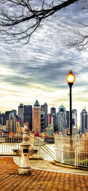 Fundal iPhone X New York — Amurg Fundal