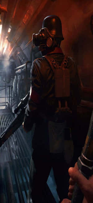 Iphone Xs Wolfenstein Ii Background — Galaxy A07 Fundal