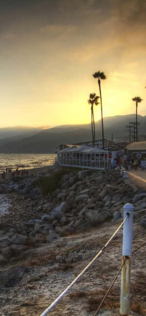 Fond iPhone Xs Malibu — iPhone 11 Pro Fundal