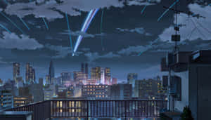 Imagini cu Anime City — Oraș anime GIF Fundal