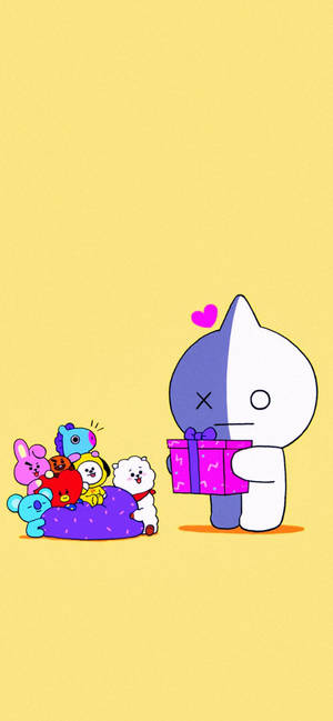 Fond de ecran cadou Van BT21 — ROG Phone 9 FE Fundal
