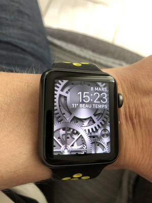 Fond de ecran Apple Watch cu cadran mecanic — Apple Watch Fundal