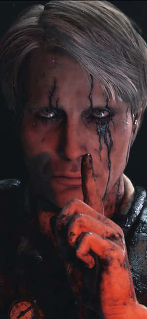 iPhone X Death Stranding Fundal — Redmi Note 15 Fundal