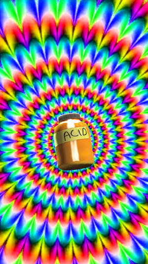 Caleidoscop Acid Estetică Trippy — Trippy estetică Fundal