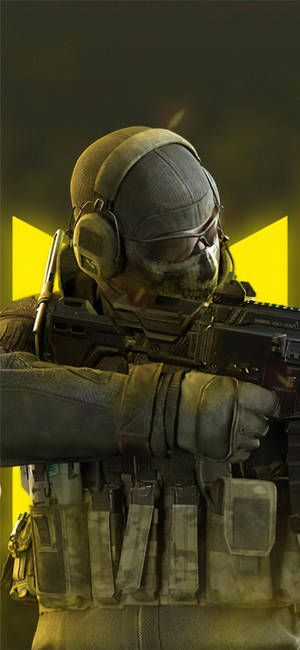 Call Of Duty: Mobile Logo Ghost Close-up — iPhone 17e Fundal