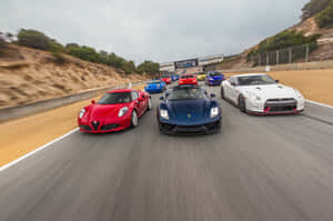 Campionatul Emoționant de Curse Auto — Surface Laptop Fundal