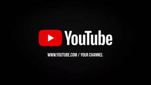 Fond de ecran Negru YouTube Canalul Tău — Economisire baterie Fundal