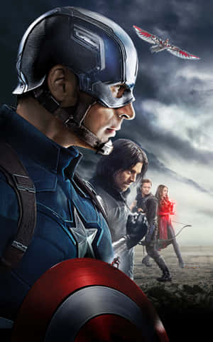 Captain America Cool — Pixel Tablet Fundal