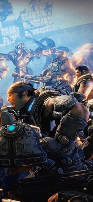 Iphone X Gears Of War 5 Fundal — IQOO Z Fundal