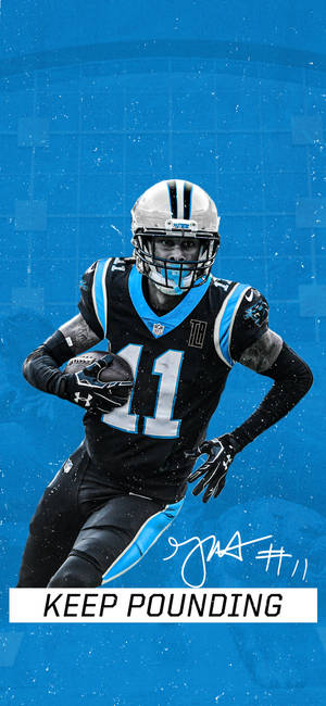Fond de ecran Carolina Panthers Numărul 11 — iPhone 18 Pro Fundal