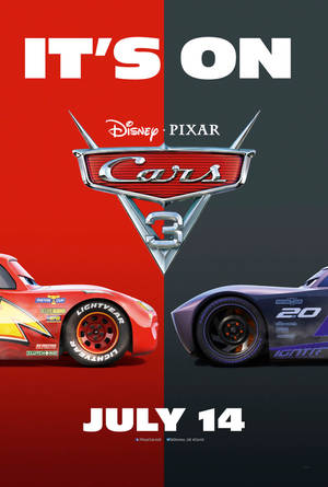 Cars 3 Poster Lightning Vs Jackson — Huawei MatePad Air (2026) Fundal