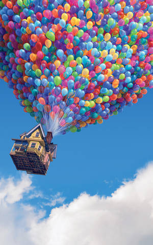 Wallpaper mobil casa din filmul Up — Galaxy Tab S10 Ultra Fundal