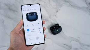 Cască Xiaomi și Smartphone — Xiaomi Fundal
