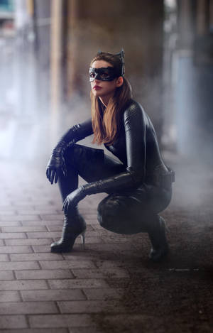 Wallpaper Catwoman în The Dark Knight. — Galaxy Tab S9 Fundal