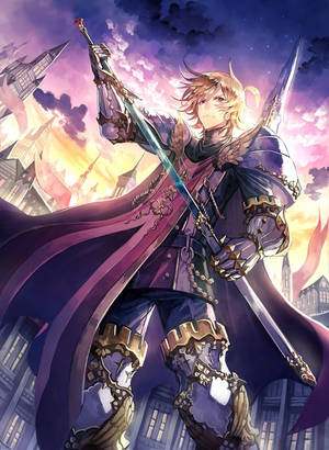 Fundal de ecran cu cavaler anime pentru iPhone — Anime iPhone Fundal