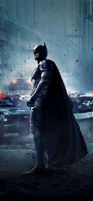 Wallpaper portret Batman Cavalerul Negru. — iPhone 12 Pro Fundal