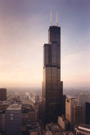 Cea mai înaltă atracție turistică Willis Tower — Huawei MatePad Air (2026) Fundal