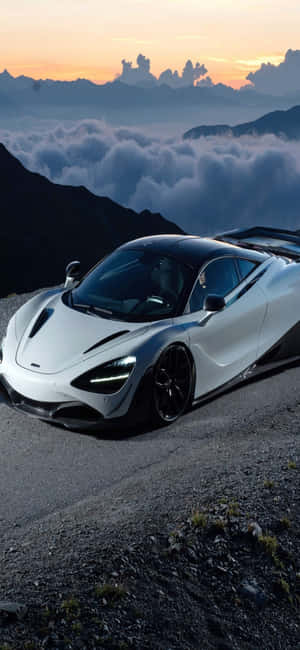 Iphone Xs Mclaren 720s Fundal — Răsărit Fundal