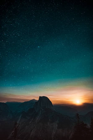 Cer Amurg Stele Cool iPad — Samsung Galaxy S20 Fundal