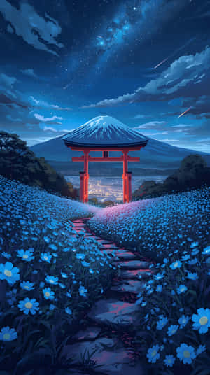 Lumină de lună, Liniștit, Senin, Estetic, Clasic, Artă, Nocturn, Estetică nocturnă, Anime, Estetică anime, Artă anime, Natură, Natură 4k, Iubire de natură, Peisaj natural, Scenă, Orizont, Apus, Estetică apus — Apus Fundal