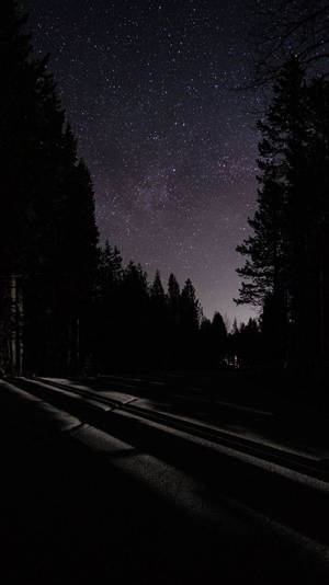 Wallpaper Cer Noptii Estetic Frumos