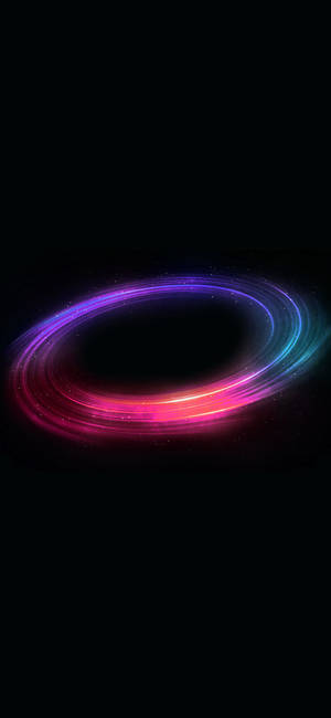 Cerc roșu orbital wallpaper — iPhone 14 Plus Fundal