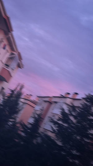 Tapet cu cer violet neclar estetic Tumblr — Estetică tumblr Fundal